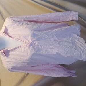 Lou & Grey V-Neck Pink Blouse SZ SM